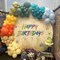 Retro Boho Balloon Arch Garland Kit (163pcs) – Blue, Orange & Mustard Yellow Balloons for “Here Comes the Sun” First Birthday, Boho Baby Shower & Colorful Party Decorations